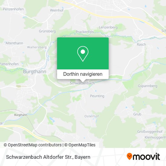 Schwarzenbach Altdorfer Str. Karte
