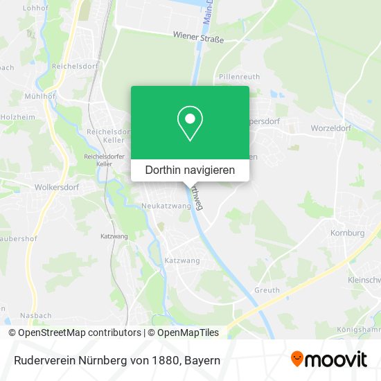 Ruderverein Nürnberg von 1880 Karte