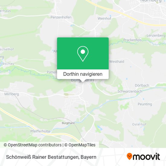 Schönweiß Rainer Bestattungen Karte