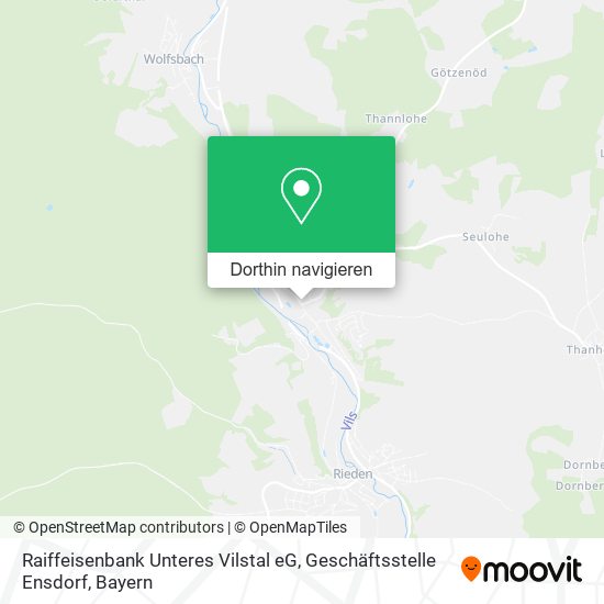Raiffeisenbank Unteres Vilstal eG, Geschäftsstelle Ensdorf Karte