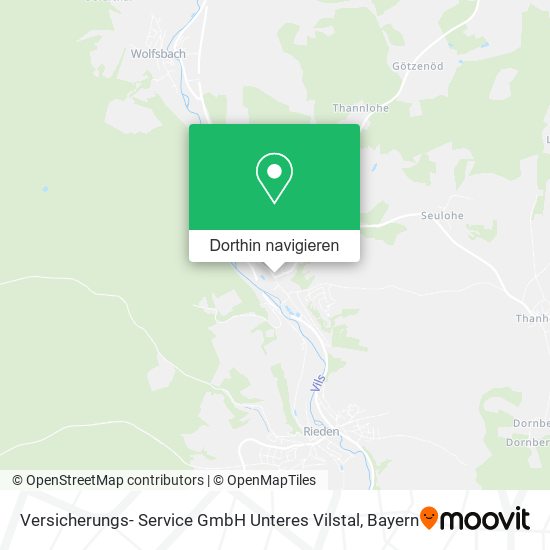 Versicherungs- Service GmbH Unteres Vilstal Karte