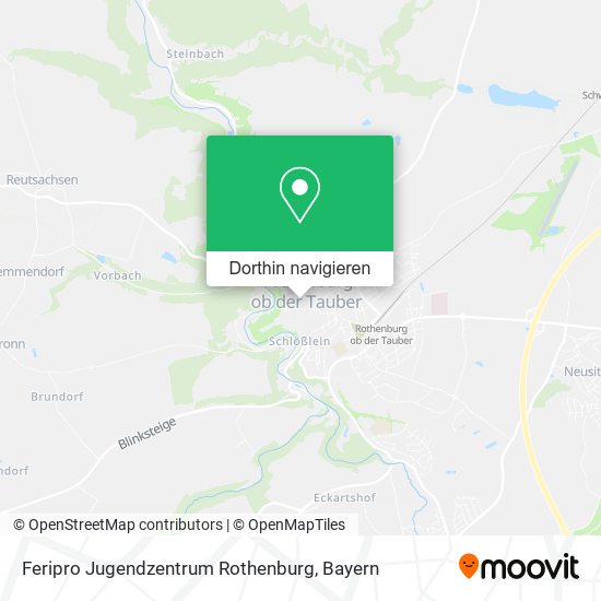Feripro Jugendzentrum Rothenburg Karte