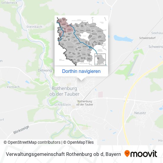 Verwaltungsgemeinschaft Rothenburg ob d Karte