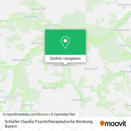 Schiefer Claudia Psychotherapeutische Beratung Karte