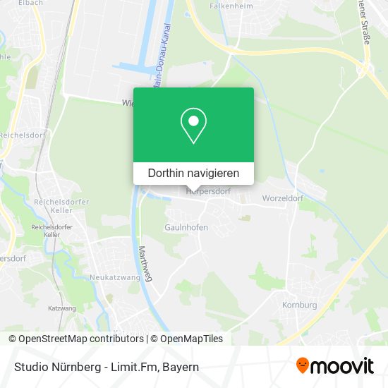Studio Nürnberg - Limit.Fm Karte