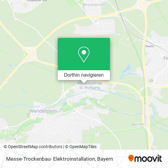 Messe-Trockenbau- Elektroinstallation Karte