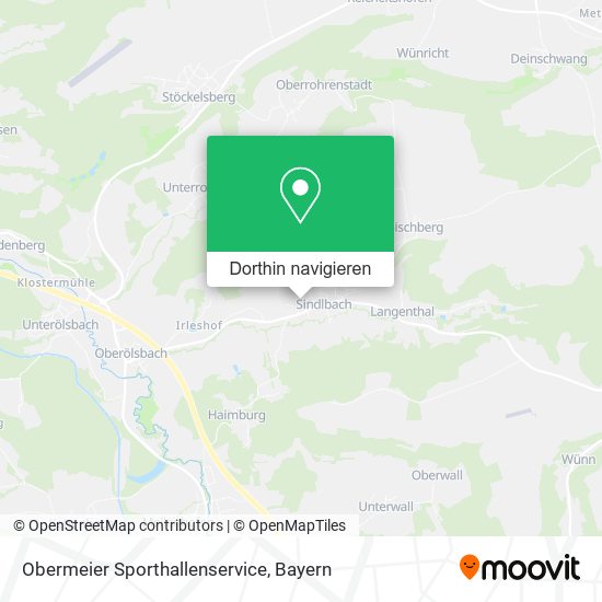 Obermeier Sporthallenservice Karte