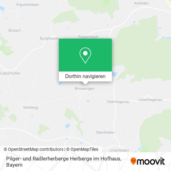 Pilger- und Radlerherberge Herberge im Hofhaus Karte