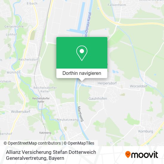 Allianz Versicherung Stefan Dotterweich Generalvertretung Karte