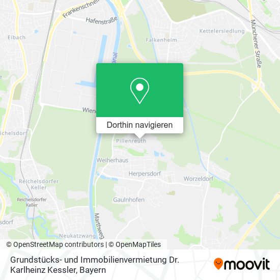 Grundstücks- und Immobilienvermietung Dr. Karlheinz Kessler Karte