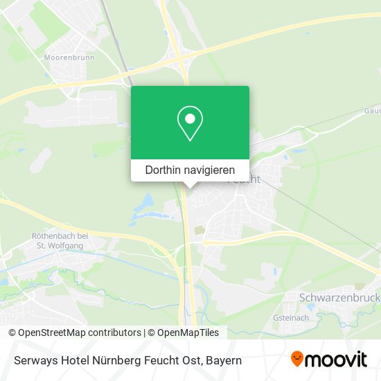 Serways Hotel Nürnberg Feucht Ost Karte