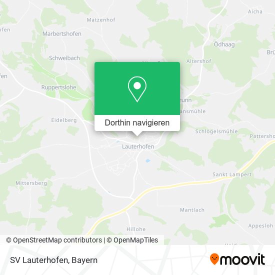 SV Lauterhofen Karte