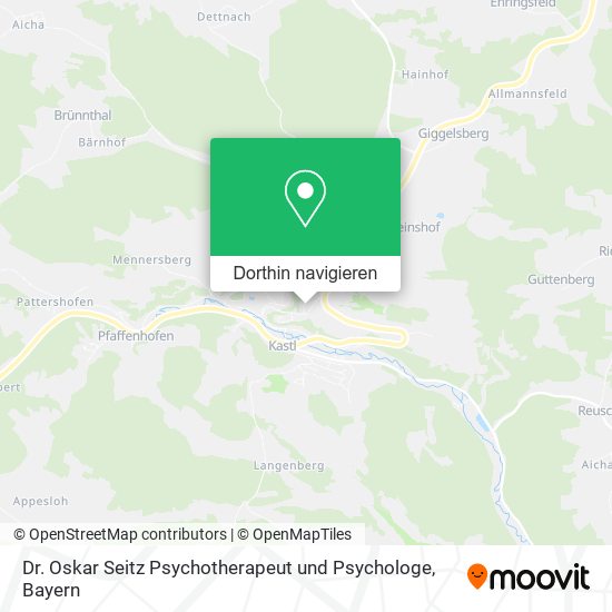 Dr. Oskar Seitz Psychotherapeut und Psychologe Karte