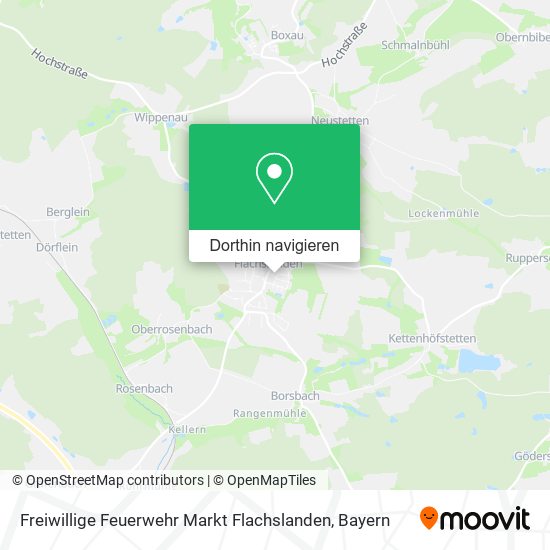 Freiwillige Feuerwehr Markt Flachslanden Karte