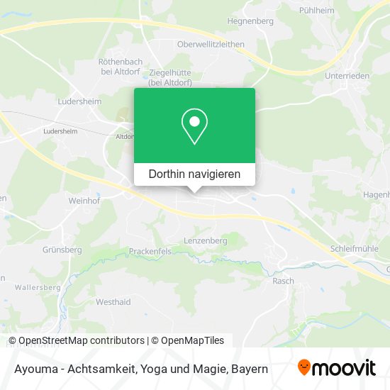 Ayouma - Achtsamkeit, Yoga und Magie Karte