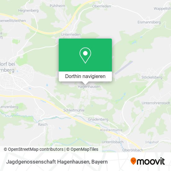 Jagdgenossenschaft Hagenhausen Karte