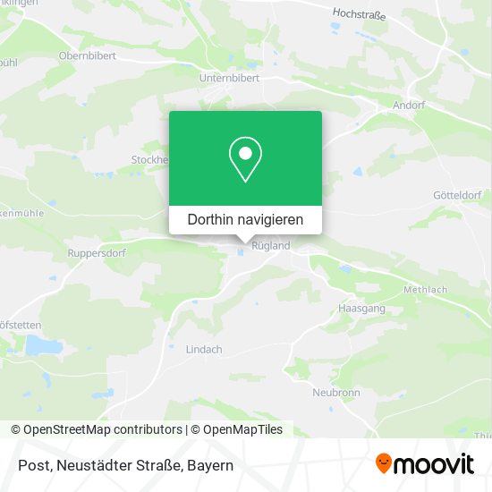 Post, Neustädter Straße Karte