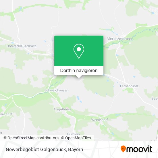 Gewerbegebiet Galgenbuck Karte