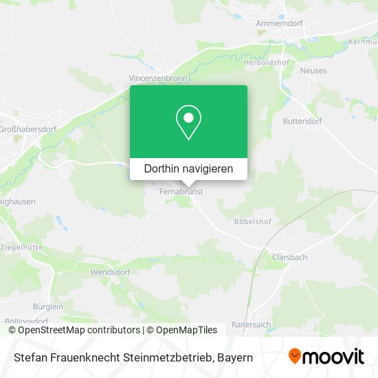 Stefan Frauenknecht Steinmetzbetrieb Karte