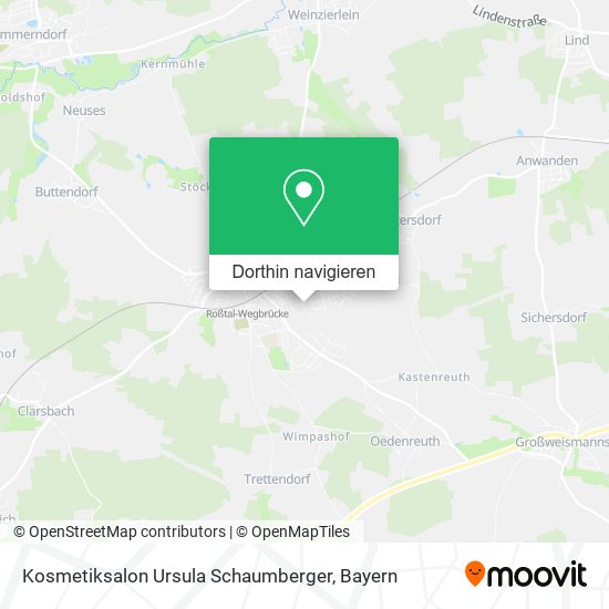 Kosmetiksalon Ursula Schaumberger Karte