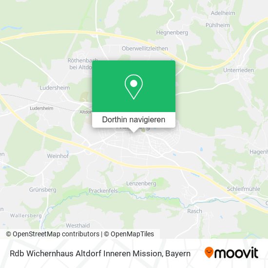 Rdb Wichernhaus Altdorf Inneren Mission Karte