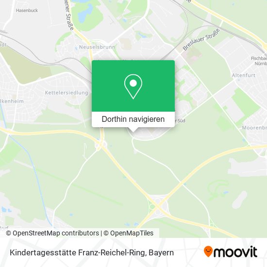 Kindertagesstätte Franz-Reichel-Ring Karte