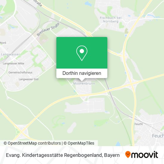 Evang. Kindertagesstätte Regenbogenland Karte