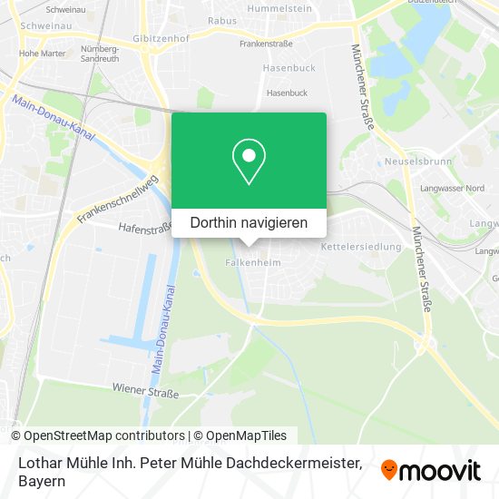 Lothar Mühle Inh. Peter Mühle Dachdeckermeister Karte