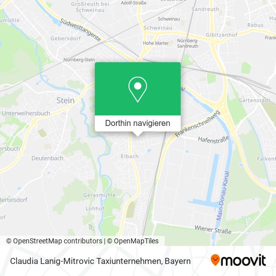 Claudia Lanig-Mitrovic Taxiunternehmen Karte