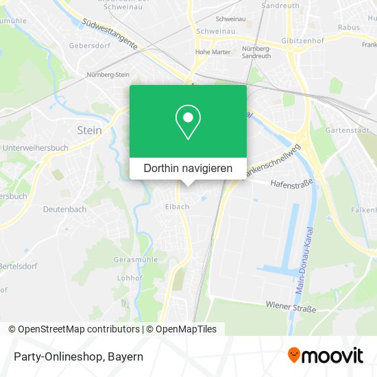 Party-Onlineshop Karte