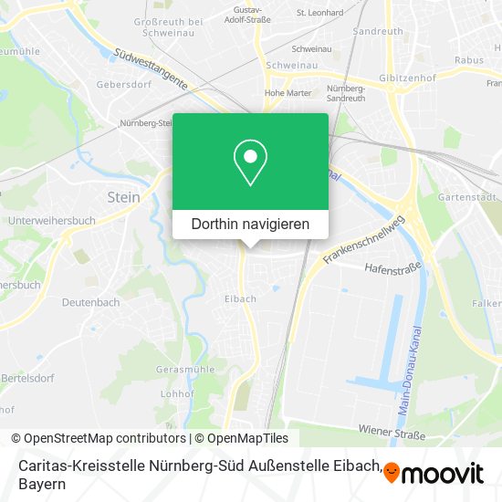 Caritas-Kreisstelle Nürnberg-Süd Außenstelle Eibach Karte