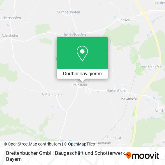 Breitenbücher GmbH Baugeschäft und Schotterwerk Karte