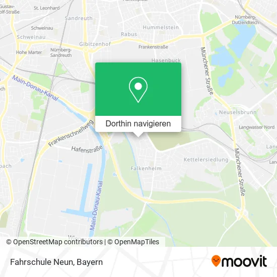 Fahrschule Neun Karte