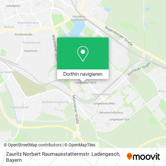 Zauritz Norbert Raumausstattermstr. Ladengesch Karte