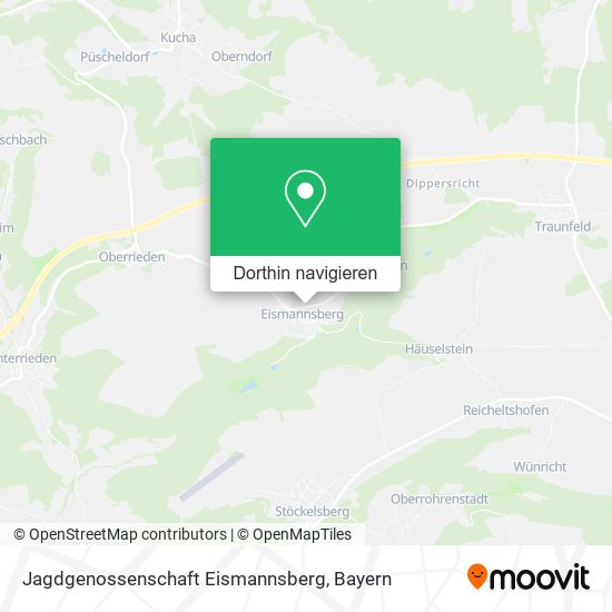 Jagdgenossenschaft Eismannsberg Karte