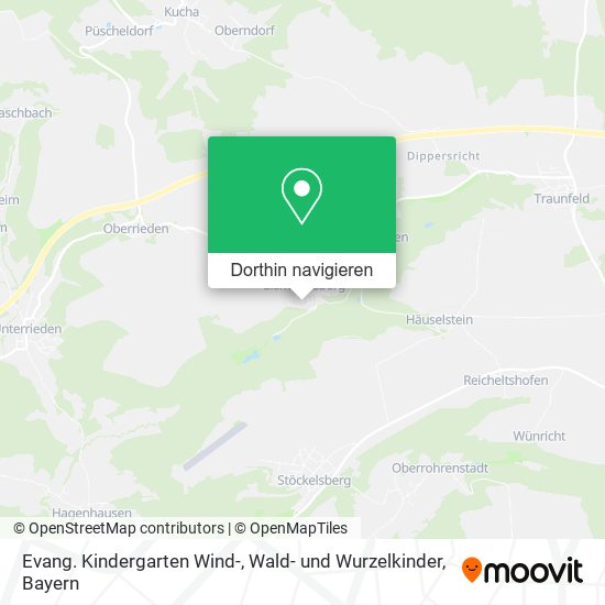 Evang. Kindergarten Wind-, Wald- und Wurzelkinder Karte