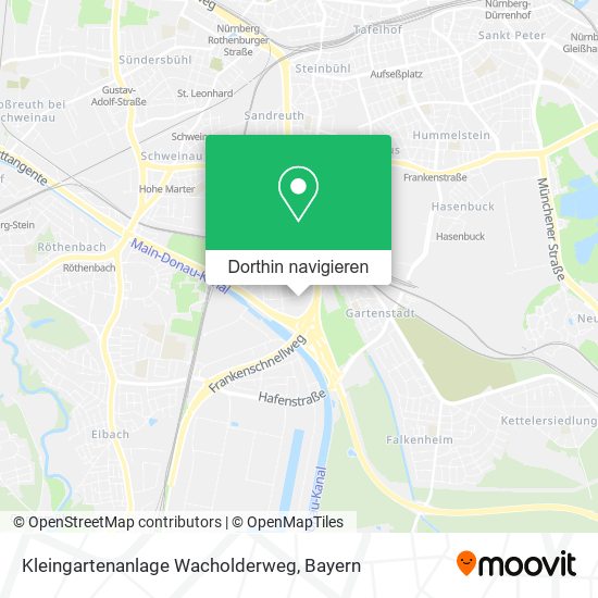 Kleingartenanlage Wacholderweg Karte