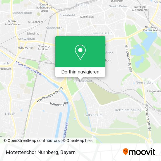 Motettenchor Nürnberg Karte