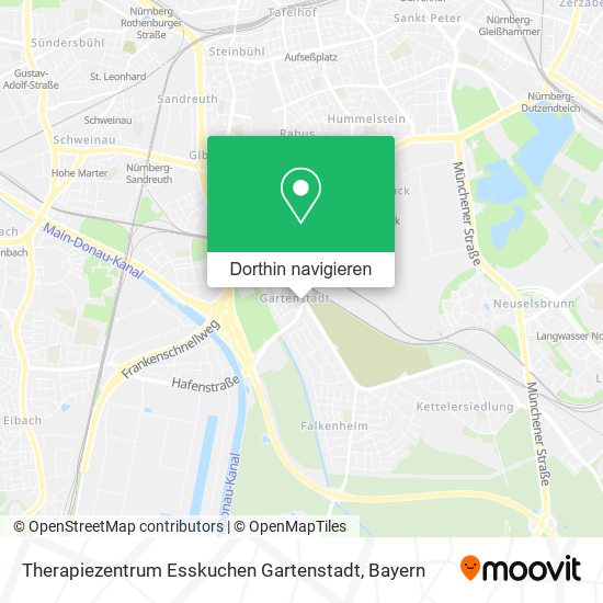 Therapiezentrum Esskuchen Gartenstadt Karte