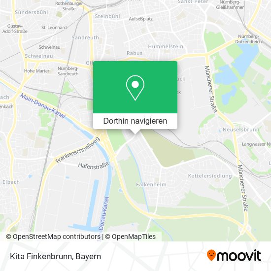 Kita Finkenbrunn Karte