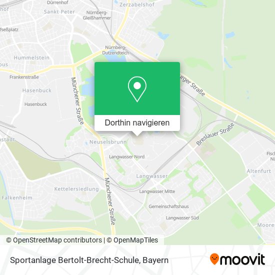 Sportanlage Bertolt-Brecht-Schule Karte