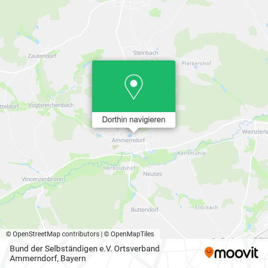 Bund der Selbständigen e.V. Ortsverband Ammerndorf Karte