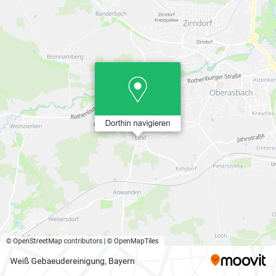 Weiß Gebaeudereinigung Karte