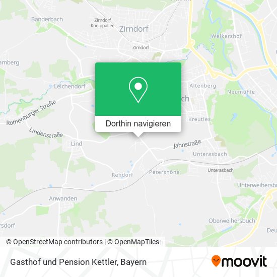 Gasthof und Pension Kettler Karte