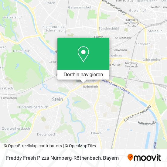 Freddy Fresh Pizza Nürnberg-Röthenbach Karte
