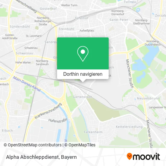 Alpha Abschleppdienst Karte