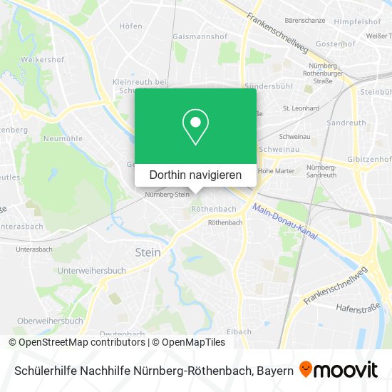 Schülerhilfe Nachhilfe Nürnberg-Röthenbach Karte