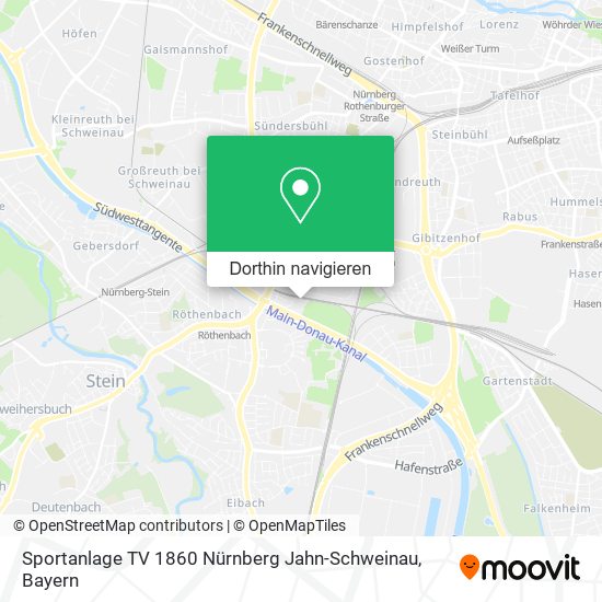 Sportanlage TV 1860 Nürnberg Jahn-Schweinau Karte