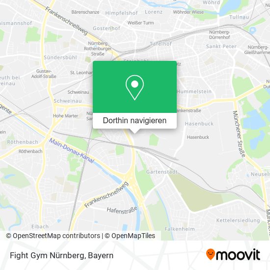 Fight Gym Nürnberg Karte