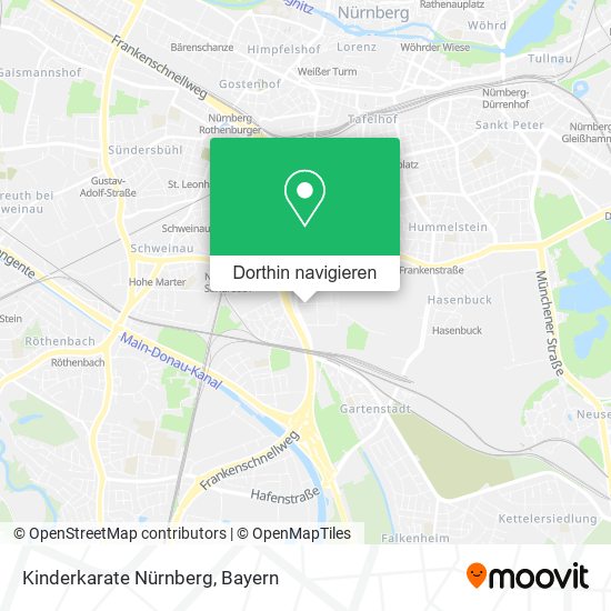 Kinderkarate Nürnberg Karte